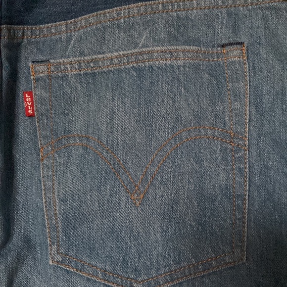 Levi's patchwork denim skirt size 32 - Picture 6 of 10